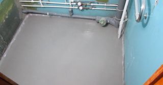 Наливной пол в туалете Нефтекамск, цена от 874 руб.